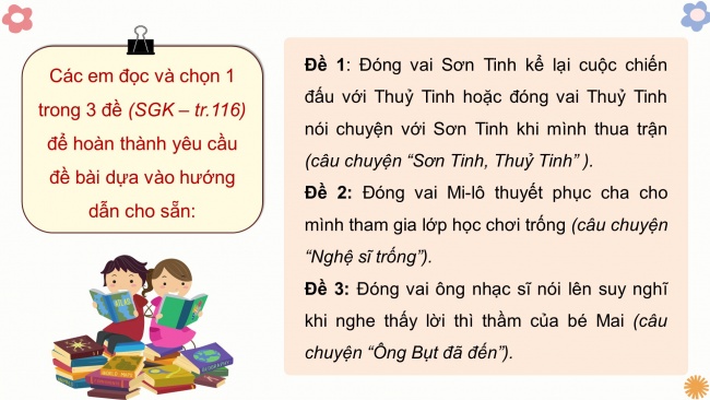 Soạn giáo án điện tử tiếng việt 4 KNTT Bài 25 Viết: Viết đoạn văn tưởng tượng