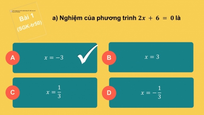 Soạn giáo án điện tử Toán 8 CD: Bài tập cuối chương 7