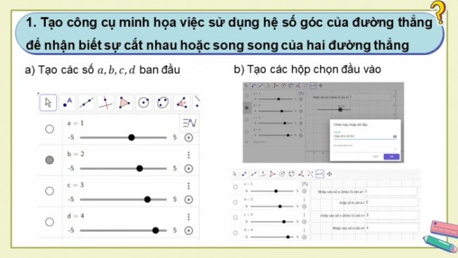 Soạn giáo án điện tử Toán 8 CD: Thực hành một số phần mềm