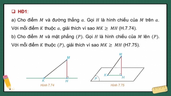 Soạn giáo án điện tử toán 11 KNTT Bài 26: Khoảng cách