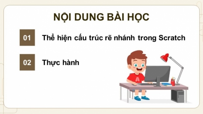 Soạn giáo án điện tử Tin học 8 CD Chủ đề F Bài 4: Thể hiện cấu trúc rẽ nhánh trong chương trình