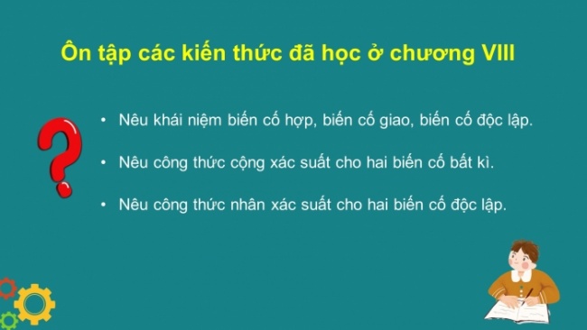 Soạn giáo án điện tử toán 11 KNTT: Bài tập cuối chương 8