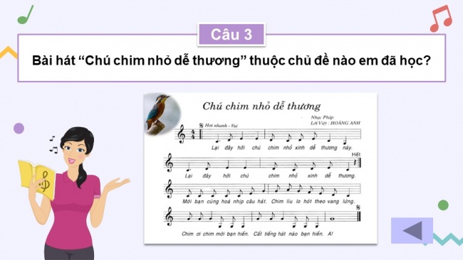 Soạn giáo án điện tử âm nhạc 4 KNTT Tiết 28: Hát: Miền quê em; Ôn đọc nhạc: Bài số 4