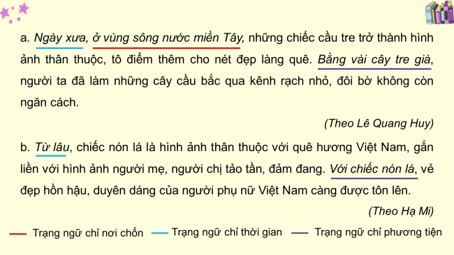 Soạn giáo án điện tử tiếng việt 4 KNTT Bài 17 Luyện từ và câu: Trạng ngữ chỉ phương tiện