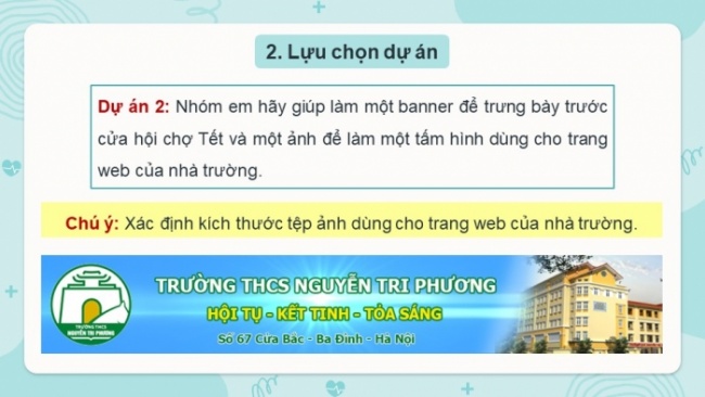 Soạn giáo án điện tử Tin học 8 CD Chủ đề E3 Bài 8: Tạo sản phẩm theo nhóm