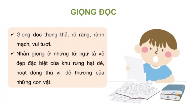 Soạn giáo án điện tử tiếng việt 4 CTST CĐ 8 Bài 4 Đọc: Nghe hạt dẻ hát