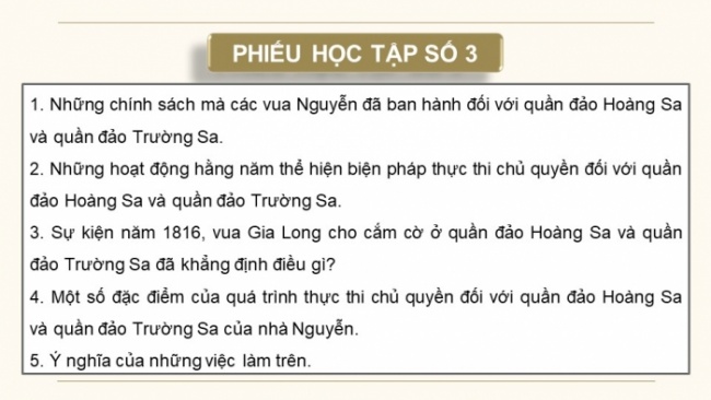 Soạn giáo án điện tử Lịch sử 8 CD Bài 15: Việt Nam nửa đầu thế kỉ XIX (Phần 3)