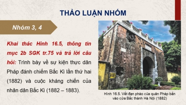 Soạn giáo án điện tử Lịch sử 8 CD Bài 16: Việt Nam nửa sau thế kỉ XIX (Phần 2)