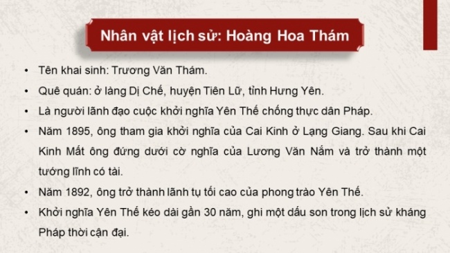 Soạn giáo án điện tử Lịch sử 8 CD Bài 16: Việt Nam nửa sau thế kỉ XIX (Phần 4)