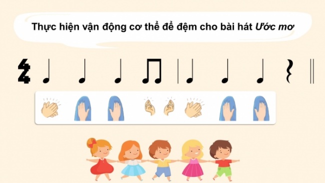 Soạn giáo án điện tử âm nhạc 4 cánh diều Tiết 30: Ôn tập nhạc cụ; Vận dụng