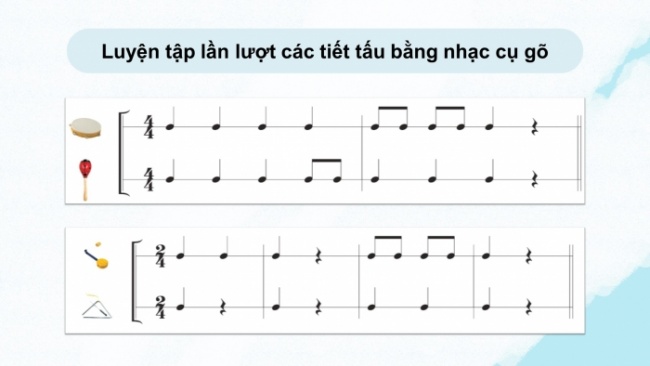 Soạn giáo án điện tử âm nhạc 4 cánh diều Tiết 35: Ôn tập