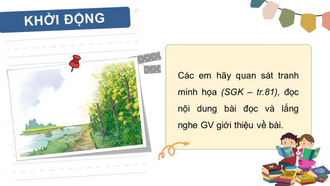 Soạn giáo án điện tử tiếng việt 4 KNTT Bài 18 Đọc: Bước mùa xuân