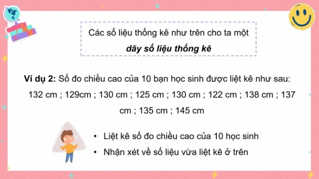 Soạn giáo án điện tử toán 4 cánh diều Bài 87: Dãy số liệu thống kê