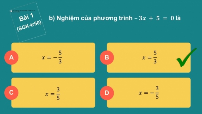 Soạn giáo án điện tử Toán 8 CD: Bài tập cuối chương 7