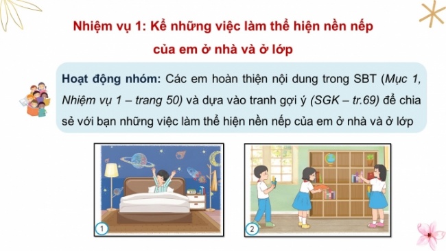 Soạn giáo án điện tử HĐTN 4 CTST bản 2 Tuần 24: HĐGDTCĐ - Thể hiện nền nếp trong sinh hoạt