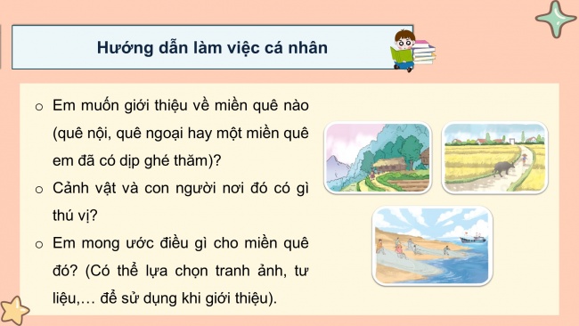 Soạn giáo án điện tử tiếng việt 4 KNTT Bài 18 Nói và nghe: Những miền quê yêu dấu