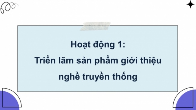 Soạn giáo án điện tử HĐTN 4 CTST bản 2 Tuần 34: HĐGDTCĐ - Giới thiệu nghề truyền thống ở địa phương