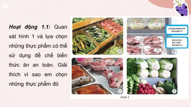 Soạn giáo án điện tử khoa học 4 KNTT Bài 26: Thực phẩm an toàn