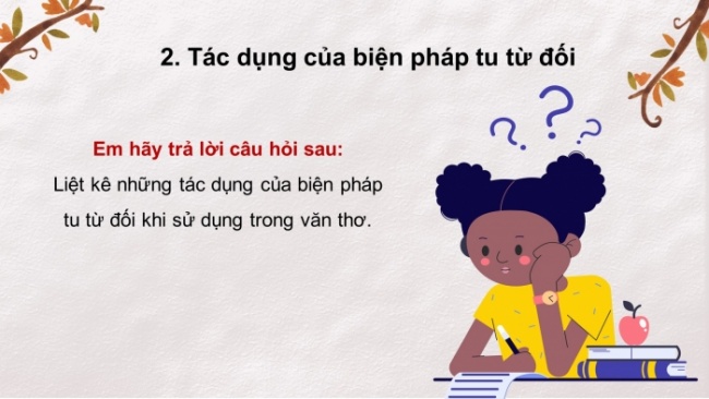 Soạn giáo án điện tử ngữ văn 11 CTST Bài 7 TH tiếng Việt: Biện pháp tu từ đối