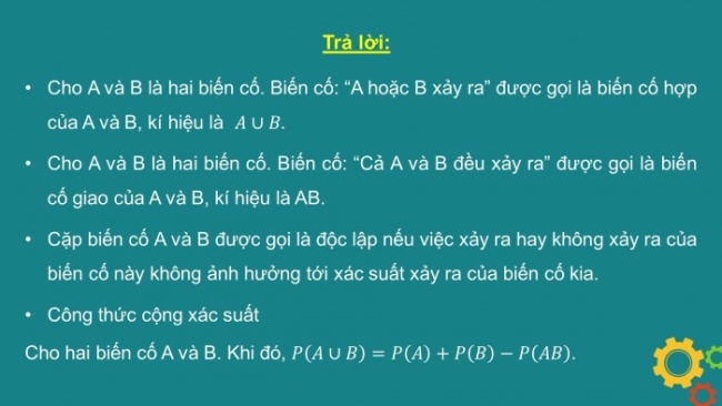 Soạn giáo án điện tử toán 11 KNTT: Bài tập cuối chương 8