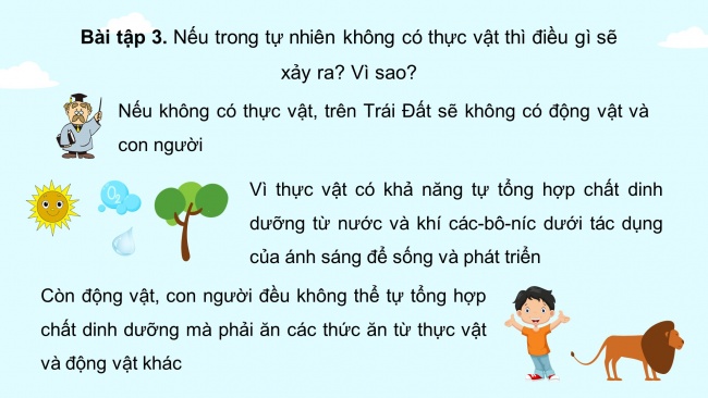 Soạn giáo án điện tử khoa học 4 KNTT Bài 31: Ôn tập chủ đề sinh vật và môi trường