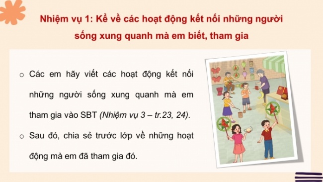 Soạn giáo án điện tử HĐTN 4 CTST bản 2 Tuần 13: HĐGDTCĐ - Kết nối những người sống xung quanh