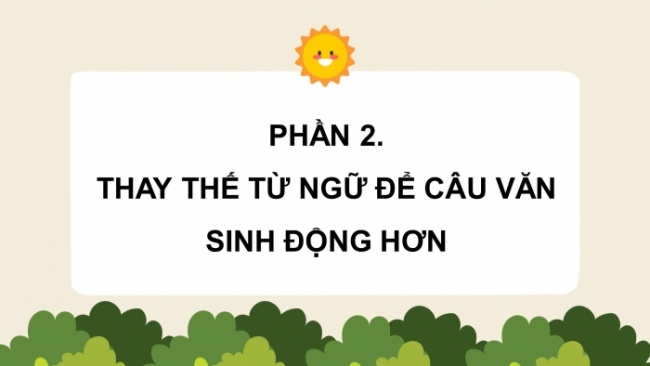 Soạn giáo án điện tử tiếng việt 4 CTST CĐ 4 Bài 5 Luyện từ và câu: Luyện tập sử dụng từ ngữ