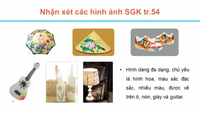 Soạn giáo án điện tử Mĩ thuật 8 CD Bài 13: Thiết kế và trang trí đồ dùng