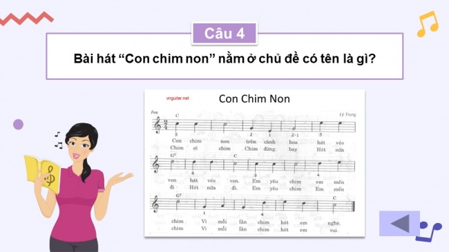 Soạn giáo án điện tử âm nhạc 4 KNTT Tiết 28: Hát: Miền quê em; Ôn đọc nhạc: Bài số 4