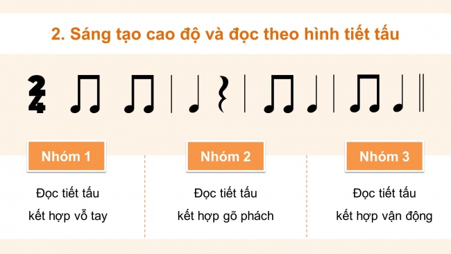 Soạn giáo án điện tử âm nhạc 4 KNTT Tiết 30: Tổ chức hoạt động Vận dụng – Sáng tạo