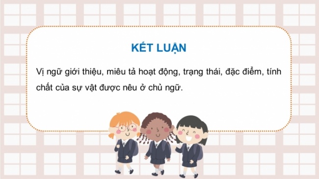 Soạn giáo án điện tử tiếng việt 4 CTST CĐ 5 Bài 7 Luyện từ và câu: Luyện tập về vị ngữ