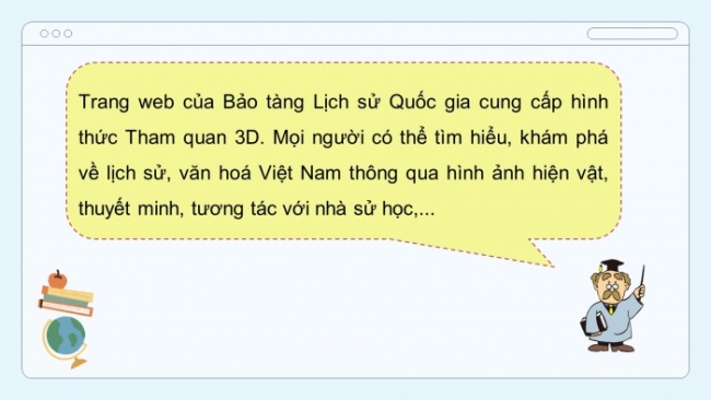 Soạn giáo án điện tử tin học 4 cánh diều Chủ đề lựa chọn 1 bài 1: Máy tính giúp em tìm hiểu lịch sử Việt Nam