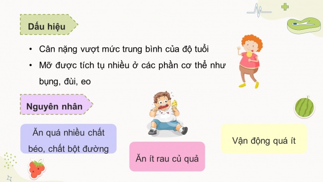 Soạn giáo án điện tử khoa học 4 CTST Bài 27: Một số bệnh liên quan đến dinh dưỡng