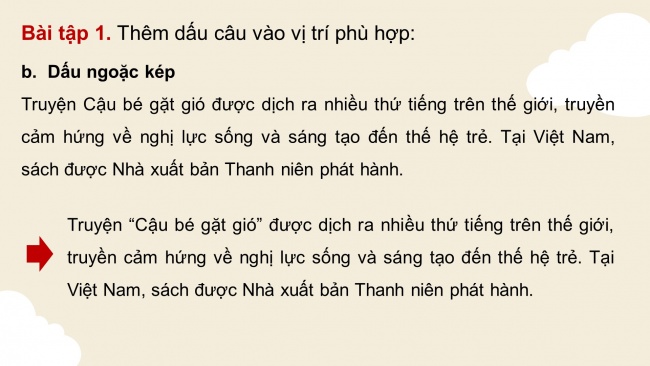 Soạn giáo án điện tử tiếng việt 4 CTST CĐ 7 Bài 4 Luyện từ và câu: Luyện tập về dấu câu