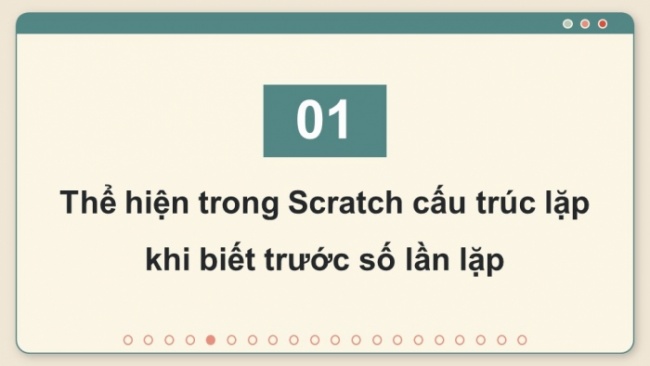 Soạn giáo án điện tử Tin học 8 CD Chủ đề F Bài 5: Thể hiện cấu trúc lặp trong chương trình