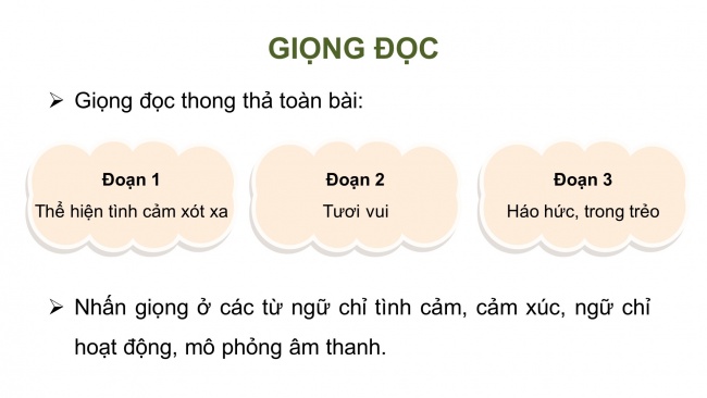 Soạn giáo án điện tử tiếng việt 4 CTST CĐ 8 Bài 5 Đọc: Quà tặng của chim non