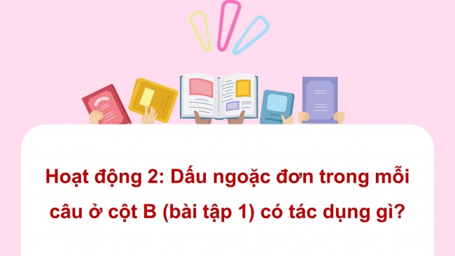 Soạn giáo án điện tử tiếng việt 4 KNTT Bài 21 Luyện từ và câu: Dấu ngoặc đơn