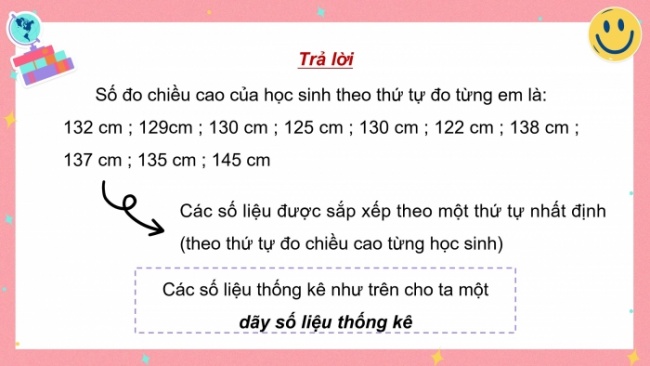 Soạn giáo án điện tử toán 4 cánh diều Bài 87: Dãy số liệu thống kê