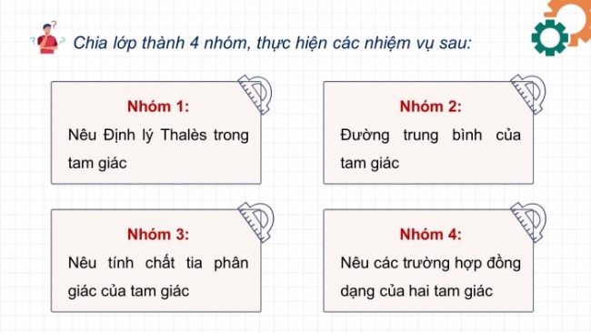 Soạn giáo án điện tử Toán 8 CD: Bài tập cuối chương 8