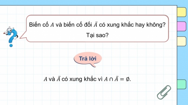 Soạn giáo án điện tử toán 11 KNTT Bài 29: Công thức cộng xác suất