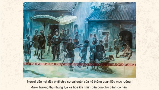 Soạn giáo án điện tử lịch sử 11 Cánh diều Bài 8: Một số cuộc khởi nghĩa và chiến tranh giải phóng trong lịch sử Việt Nam (từ TK III TCN đến cuối TK XIX) (P3)