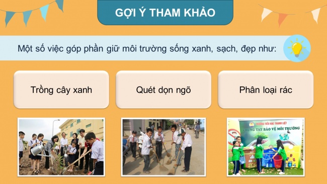 Soạn giáo án điện tử tiếng việt 4 KNTT Bài 30 Nói và nghe: Cuộc sống xanh