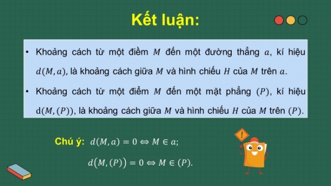 Soạn giáo án điện tử toán 11 KNTT Bài 26: Khoảng cách