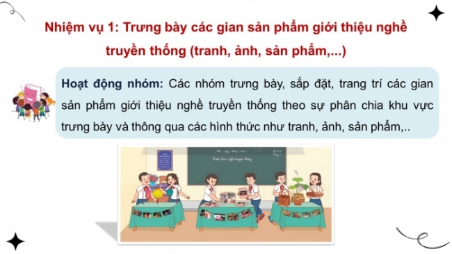 Soạn giáo án điện tử HĐTN 4 CTST bản 2 Tuần 34: HĐGDTCĐ - Giới thiệu nghề truyền thống ở địa phương