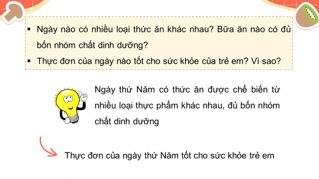 Soạn giáo án điện tử khoa học 4 KNTT Bài 24: Chế độ ăn uống cân bằng