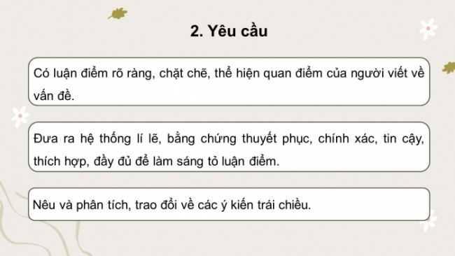Soạn giáo án điện tử ngữ văn 11 CTST Bài 6 Viết: Viết văn bản nghị luận về một vấn đề xã hội trong tác phẩm văn học