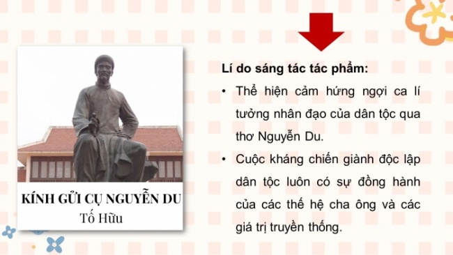 Soạn giáo án điện tử ngữ văn 11 CTST Bài 7 Đọc 3: Kính gửi cụ Nguyễn Du