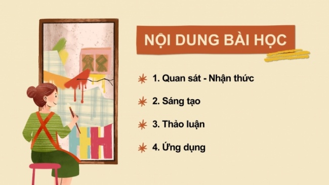 Soạn giáo án điện tử Mĩ thuật 8 CD Bài 7: Tìm hiểu nghệ thuật hiện đại Việt Nam