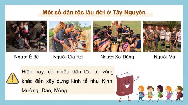 Soạn giáo án điện tử lịch sử và địa lí 4 KNTT Bài 21: Dân cư và hoạt động sản xuất ở vùng Tây Nguyên