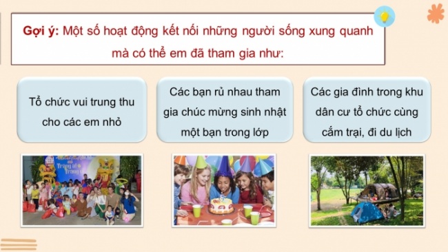 Soạn giáo án điện tử HĐTN 4 CTST bản 2 Tuần 13: HĐGDTCĐ - Kết nối những người sống xung quanh